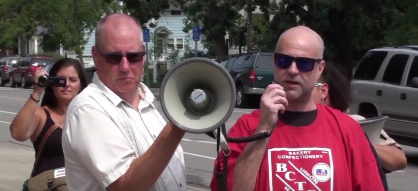 Franklin Street Bakery rally